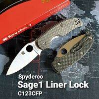 มีดพับ Spyderco Sage1, Liner lock, C123CFP