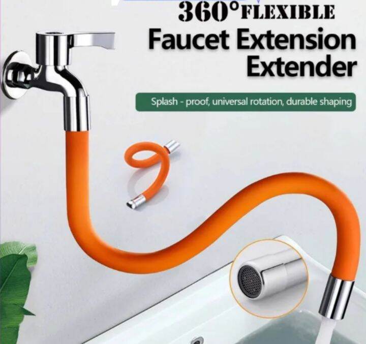 30cm Adjustable Water Tap Extension 360 Rotate Faucet Extension