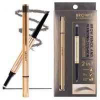 ?SALE? Nongchat Browit by nongchat Brow pencil and Blending cushion ดินสอเขียนคิ้วสองหัวในแท่งเดียว