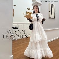 FLAT2112 FF0430 : FALYNN LE PARIS DRESS (Tailor Made Edition) เดรสยาวสีขาว