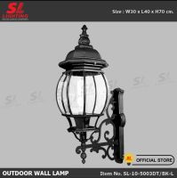 SL-10-5003DT/BK-Lโคมไฟติดผนังภายนอก ขนาดใหญ่ SL-10-5003DT/BK-L Wall Light Die-Cast Aluminium Outdoor Wall Lamp Eye Protection Authentic MS-Lighting LED Wall Lightโคมไฟติดผนังภายนอก ขนาดใหญ่ ช่วยเพิ่มความสว่างและ