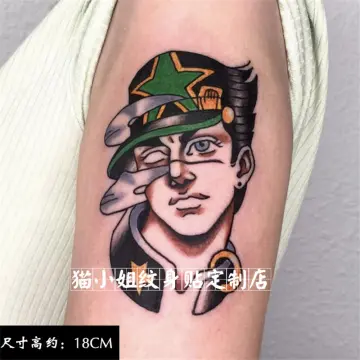 1set JoJos Bizarre Adventure Jolyne Kujo Tattoo Sticker Butterfly Cosplay  Prop  eBay