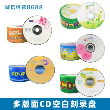 Factory Wholesale 700mb/80min 52x CD-R Shiny Silver Top Blank Recordable  Media Disc