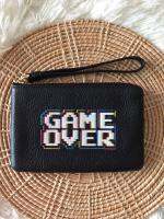 ?คล้องมือS 1zip หนังทั้งใบสีดำ คอลเลคชั่น Pac-Man Game Over