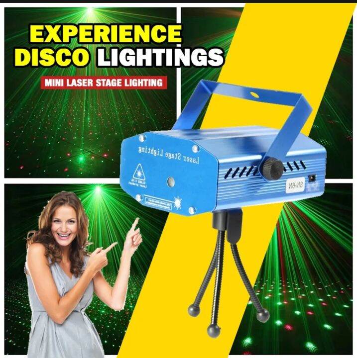 Mini projector stage laser strobe light | Lazada PH