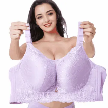 Beauwear Pure Color cotton bras for women underwire Bra with hoops full cup lace  bralette 85D