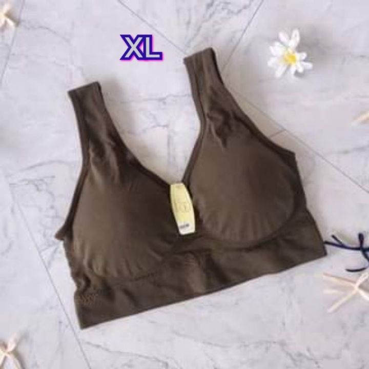 sport-bra-ไซส์-xl-อก-38-42-สปอร์ตบราไซส์ใหญ่-สาวอวบใส่ได้-เสื้อชั้นในคนอวบ-ชุดชั้นในคนอวบ-สปอร์ตบรา-เสื้อชั้นในไร้โครง-ไม่มีตะขอ