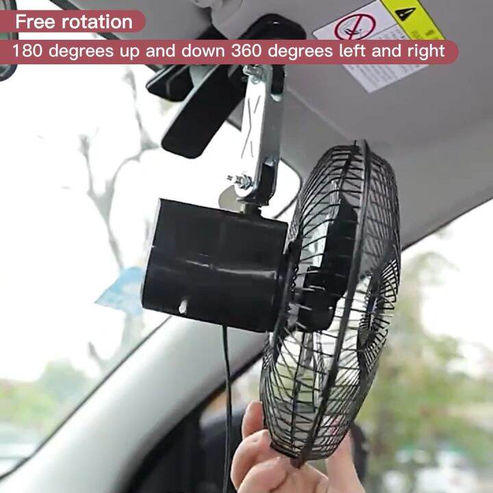 6 Inch ClipOn Car Portable Fan Summer Cooling Fan Truck Vehicle Strong
