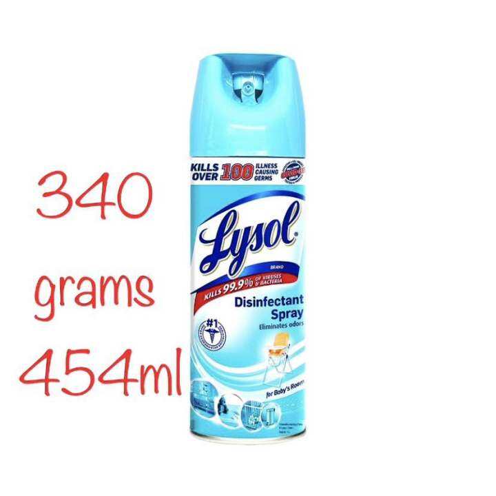 Lysol Disinfectant Spray Baby's Room 340g * SAVE P120+ Lazada PH
