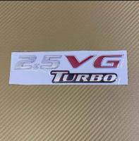 ?โลโก้ 2.5 VG TURBO  งานเรซิ่น ตัวอักษรแยก  ติดท้ายรถ TRITON  ราคาต่อ 1ชิ้น
