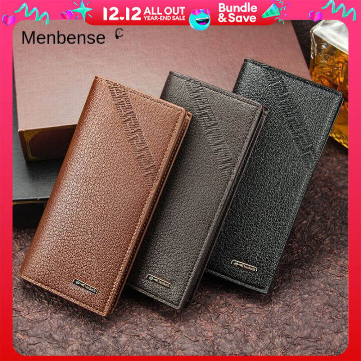 Men's Wallet Long Fashion Multiple Card Slots Men's Wallet Slim Long Thin Mens Luxury Wallet