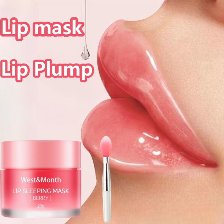 Lip Plump Lip Mask Berrry Refreshing Moisturizing Nourish Lip Balm Long Lasting Volume Extreme