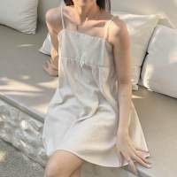 ?Everywhere -  MAGARET Dress เดรสสายเดี่ยวลินิน ทรงเบสิคใส่ได้บ่อยๆ ทรงสวยคอนเฟริม