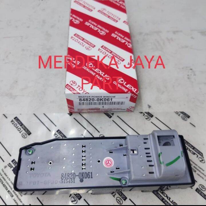 SAKRAL SWITCH MASTER POWER WINDOW PUSAT TOYOTA INNOVA INOVA ORIGINAL