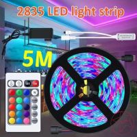 ไฟแอลอีดี ไฟแต่งห้อง ยาว5เมตร  เปลี่ยนสีได้ มีรีโมท 24 ปุ่ม LED strip light