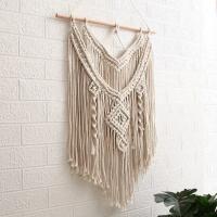 พร้อมส่ง เชือกถักแขวนผนัง Bohemian มาคราเม่ตกแต่งห้อง เชือกถักตกแต่งผนังสไตล์โบฮีเมียน โมบายเชือกโบฮีเมียน