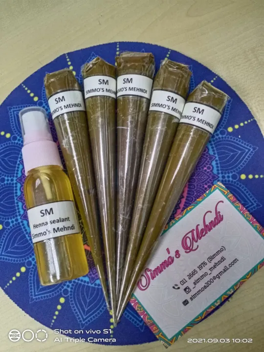 Natural Henna Cones (Percone RM10) | Lazada