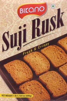 บิคาโน อินเดีย ซูจิ รัสค์ 600 กรัม Bikano Indian Suji Rusk 600 gra