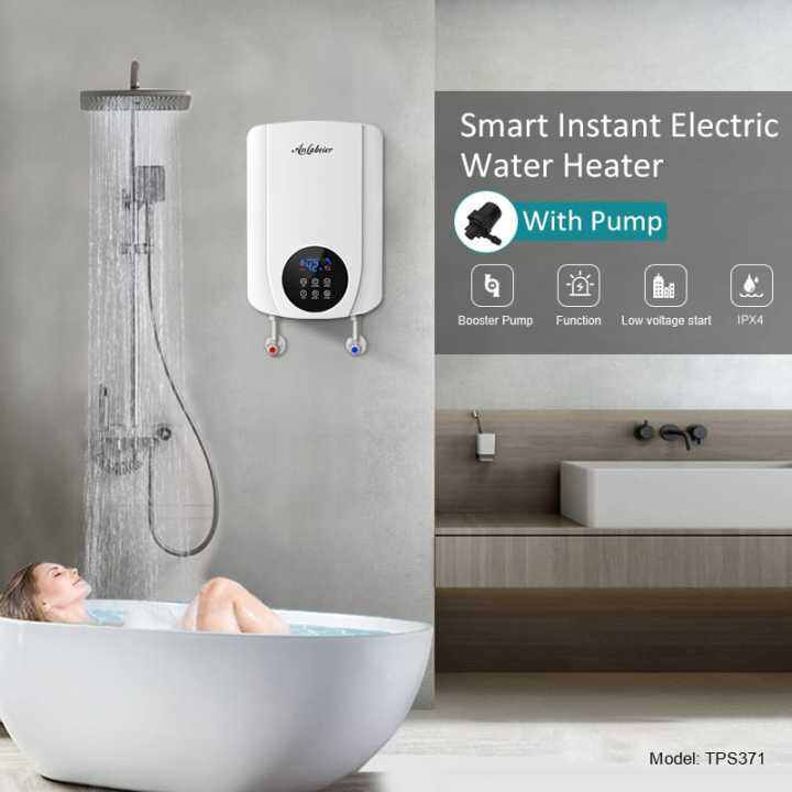 Smart Instant Electric Water Heater with Built-In Booster Pump | Lazada PH