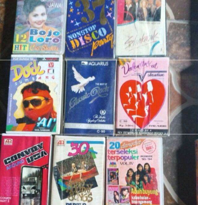 KASET RADIO TAPE PITA JADUL /instrumental/LAGU INDO/RELIGI/MINANG/LAGU