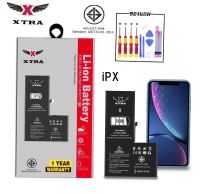 XTRA แบตโทรศัพท์ เพิ่มความจุ IPhone X 3300mAh รับประกัน 1ปี เเถมไขควง แถมกาวติดแบตเตอรี่ เเถมสายชาร์จ เเถมกาวกันน้