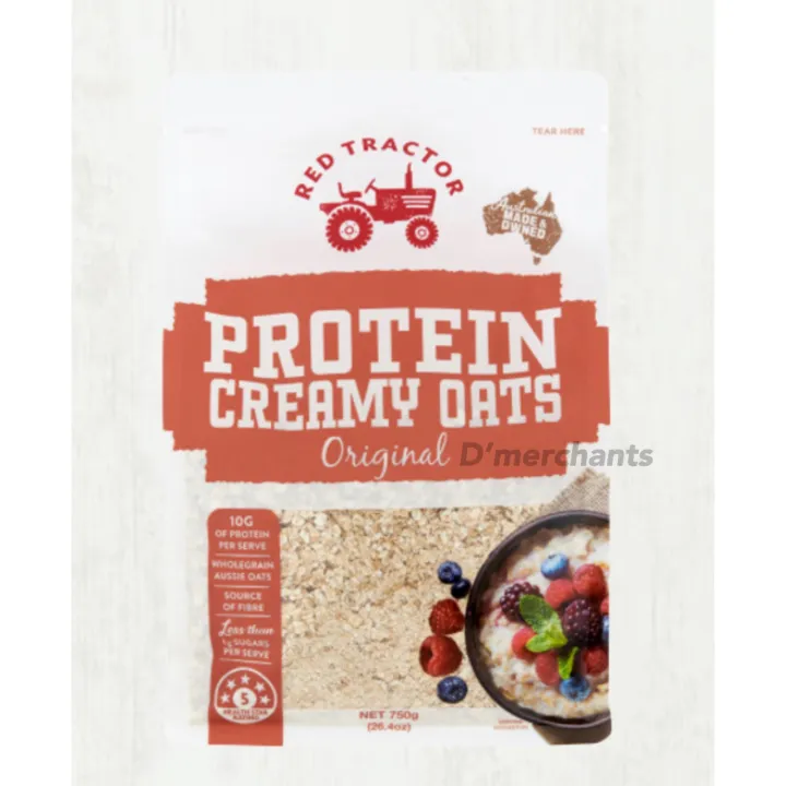 Red Tractor Protein Oat’s Original 750g Lazada