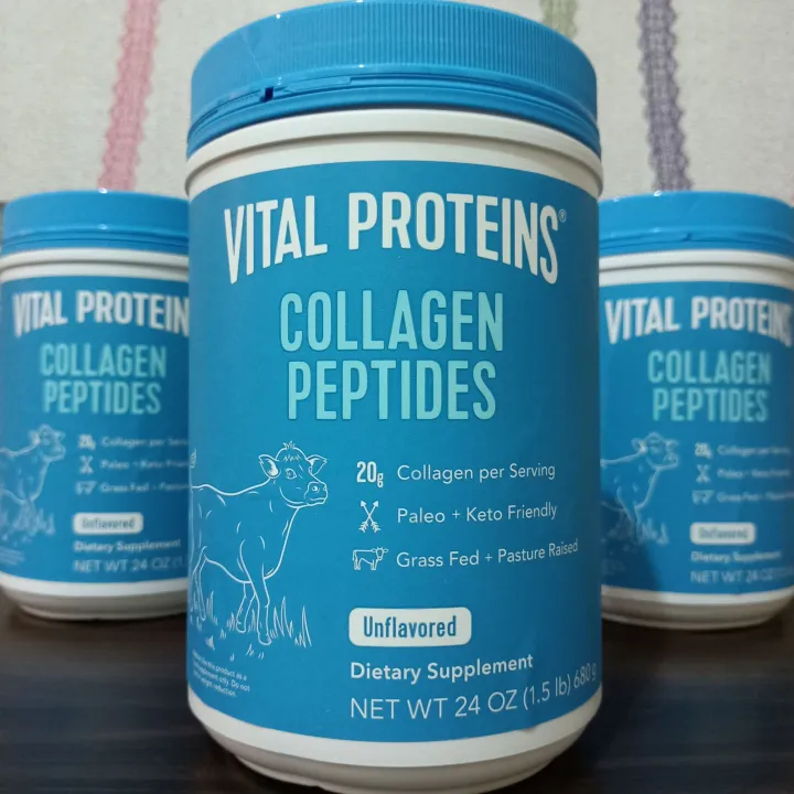 Vital Proteins Collagen Peptides (24 oz/1.5 lbs/680 g) Unflavored ...