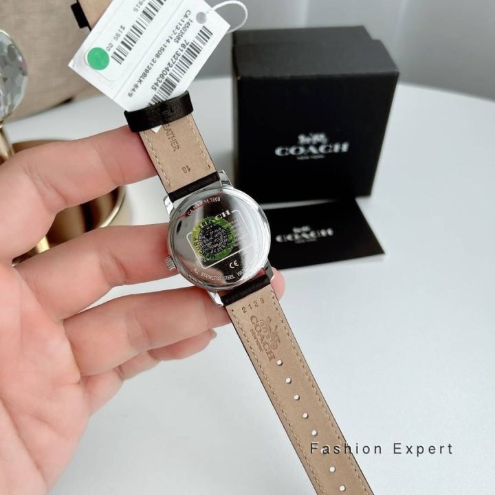 ของแท้100-นาฬิกาข้อมือ-coach-grand-womens-watch-14503875