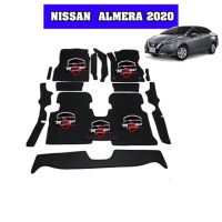 พรมปูพื้นรถยนต์ NISSAN ALMERA 2020-2022 (แถมฟรีแผ่นรองส้นเท้ากันสึกมูลค่า 250.-฿