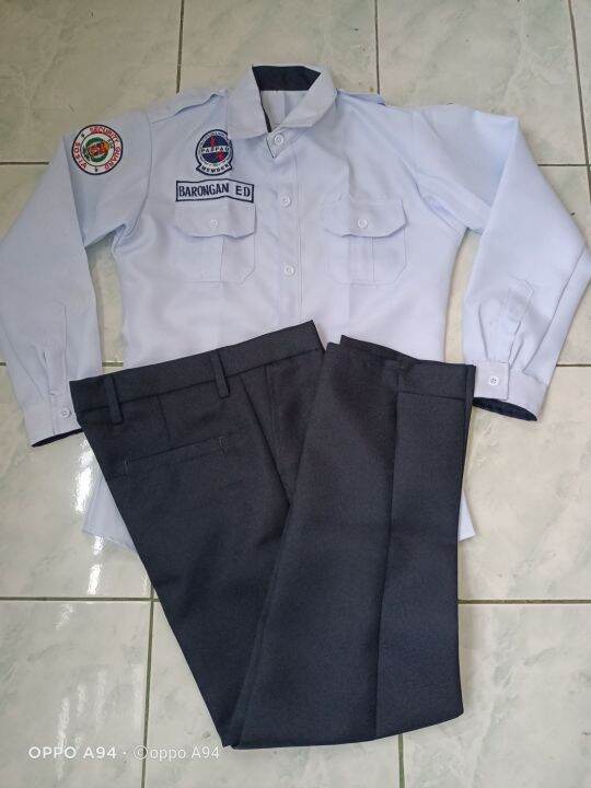 Security Guard Uniform Set ( Terno ) With Patches | Lazada PH