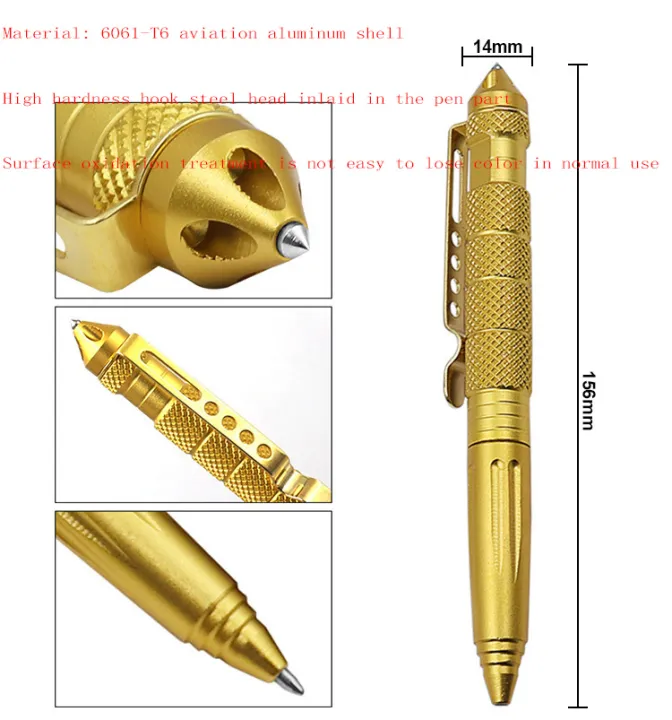 Multipurpose pen defense tungsten steel head outdoor car escape window