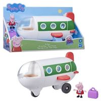 HASBRO Peppa Pig Peppa’s Adventures Air Peppa Airplane Vehicle Preschool Toy with Rolling Wheels, 1 Figure, 1 Accessory