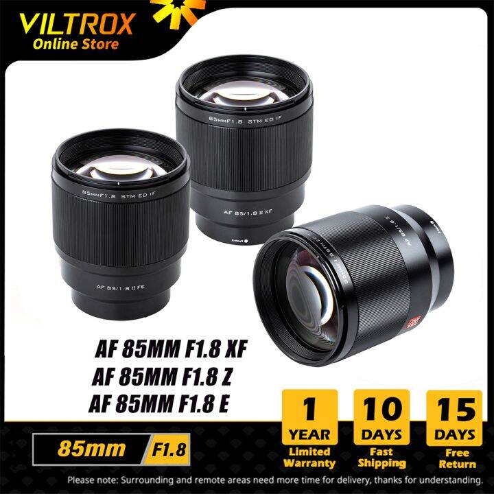 VILTROX 85mm F1.8 II STM Full Frame Auto Focus Lens for Sony E Mount ...
