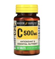 Mason Natural, Vitamin C, 500 mg, 100 Tablets