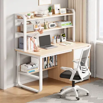 GRFIT Home Office Desks Solid Wood Narrow Desk PC Table Home Office Desk PC  Table Bedroom Study Table Small Household Writing Desk PC Table (Color 