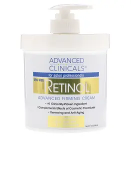  Advanced Clinicals Retinol Cream. Spa Size for Salon