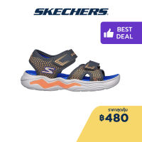 Skechers สเก็ตเชอร์ส รองเท้าแตะเด็กผู้ชาย Boys S-Lights Erupters 4 Sandals - 401670L-CCOR Lights, Lightweight