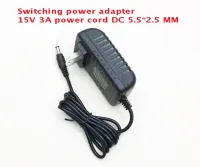 switching power adapter 15V 3A power cord DC 5.5*2.5 MM outdoor trolley speaker ultrasonic beauty fetal heart rate monitor Temeisheng flying rod audio scanner 3000MA monitoring lever audio switch