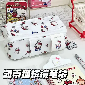 Sanrioed Hello Kittys Children Pencil Case Pupils School Supplies