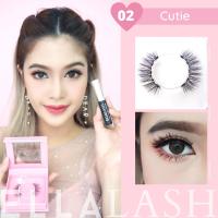 ELLALASH เบอร์ 2 Cutie ชุดขนตาปลอม ขนตาแม่เหล็ก+อายไลเนอร์ ELLALASH ชุดขนตาปลอม ขนตาแม่เหล็กพร้อมอายไลเนอร์แม่เหล็ก