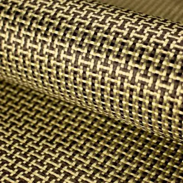 Kevlar Fabric -Yel-10' ft x 1 mtr - 2x2 Twill WEAVE-3K/200g