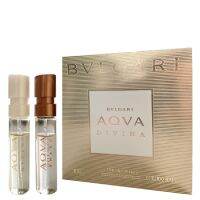 น้ำหอมแท้สุดคุ้ม 2หลลอด 2 กลื่นใน 1ชิ้น‼️ Bvlgar Aqva Divina + Amara 1.5mlx2  กลิ่นโรม่าหอมดอกไม้ สดชื่น