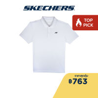 Skechers สเก็ตเชอร์ส เสื้อโปโลผู้ชาย Men Knit Polo - SP123M075-00GK