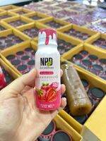 น้ำหวานกลิ่นสตอเบอรี่ ขนาด140ml เข้นข้น หวาน หอมกว่าแน่นนอน (น้ำหวานNPD) ชาวใบหวานคูณร้อย