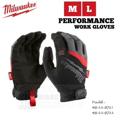 Milwaukee General Purpose Gloves 48-22-8721/22 ถุงมือทำงานเอนกประสงค์ Size M / L