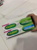 POLIDENT DENTURE Favour Free &amp; Mint 60G โพลีเด้นท์ครีมติดฟันปลอม