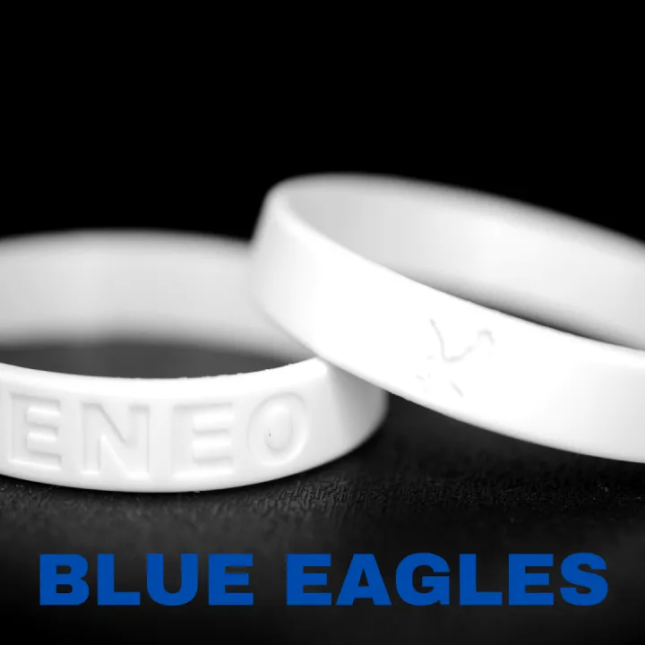 Ateneo Baller Band Blue Eagle Sports Bracelet Silicone Rubber Lazada Ph