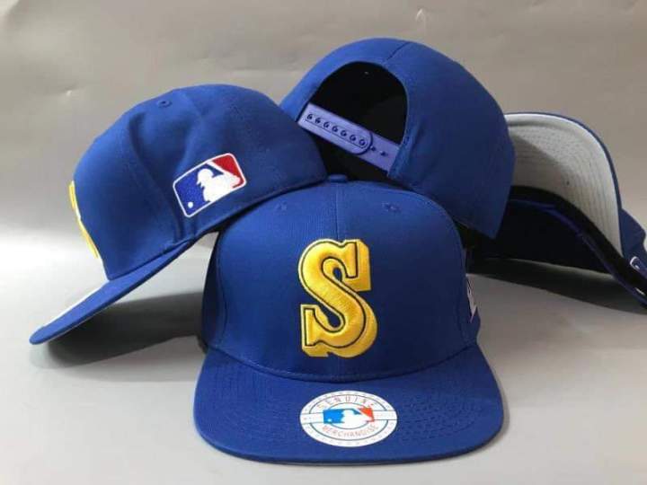 Vintage Seattle Mariners Snapback Hat Embroidered