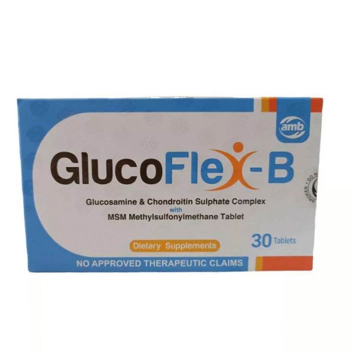 GLUCOFLEX B Glucosamine & Chondroitin Sulphate Complex 30tablets ...