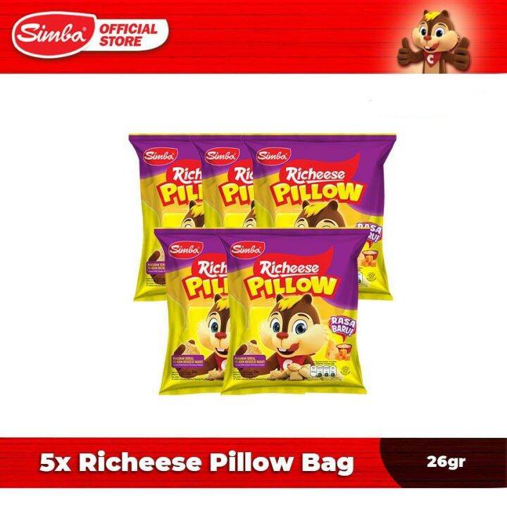 Simba Richeese Pillow rasa keju 26gr (isi 5 pcs) Lazada Indonesia